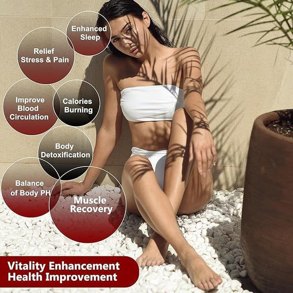 mysuntown Infrared Sauna Blanket for Detoxification,Portable Sauna Blanket with Sleeves,86-158℉,20-60 Minutes Timer,6.23ft x 2.95ft