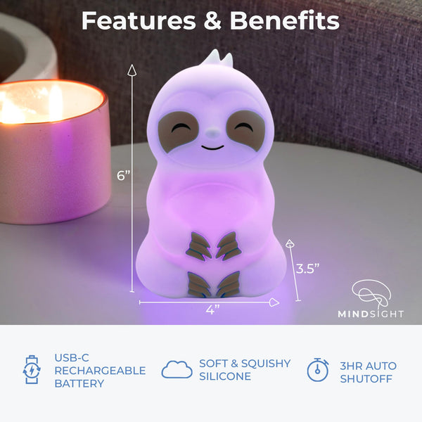 Mindsight 'Breathing Buddha' Guided Visual Meditation Tool for Mindfulness | Slow Your Breathing & Calm Your Mind for Stress & Anxiety Relief | Perfect for Adults & Kids | Relaxing Self Care Gift