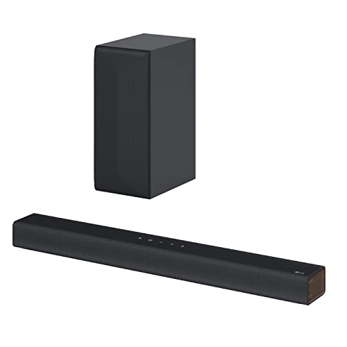 LG S40T 2.1 ch.Soundbar with Wireless Subwoofer, TV Synergy, Wow Interface, AI Sound Pro (2024 New Model)