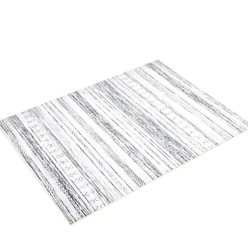 Area Rug Living Room Rugs - 5x7 Washable Large Soft Neutral Boho Moroccan Bohemian Farmhouse Rug Indoor Floor Carpet for Bedroom Under Dining Table Home Office Decor - Cream Brown