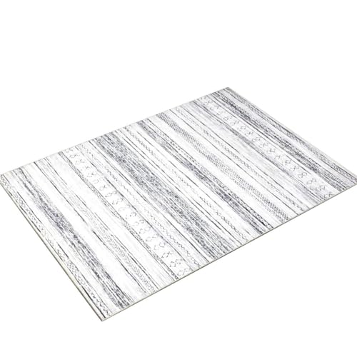 Area Rug Living Room Rugs - 5x7 Washable Large Soft Neutral Boho Moroccan Bohemian Farmhouse Rug Indoor Floor Carpet for Bedroom Under Dining Table Home Office Decor - Cream Brown