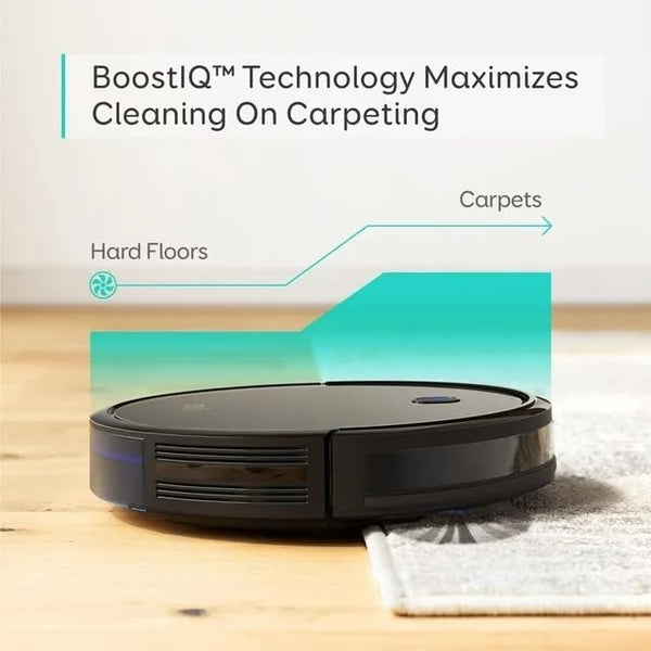 eufy Robot Vacuum 11S MAX, Super Thin, Powerful Suction, Quiet, Self-Charging Robotic Vacuum Cleaner, Cleans Hard Floors to Medium-Pile Carpets, Black