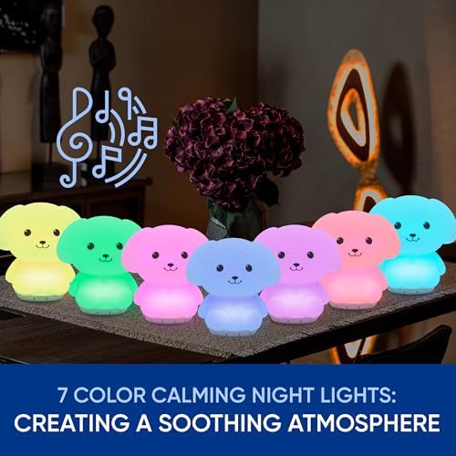 Mindfulness 'Breathing Owl' | 4-7-8 Guided Visual Meditation Breathing Light | 3 in 1 Device with Night Light & Noise Machine for ADHD Anxiety Stress Relief Sleep - Gift for Kids Adult Women Men