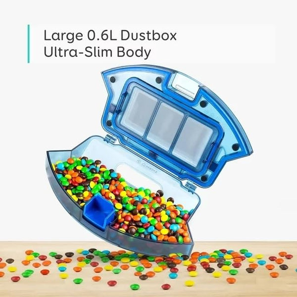 eufy Robot Vacuum 11S MAX, Super Thin, Powerful Suction, Quiet, Self-Charging Robotic Vacuum Cleaner, Cleans Hard Floors to Medium-Pile Carpets, Black