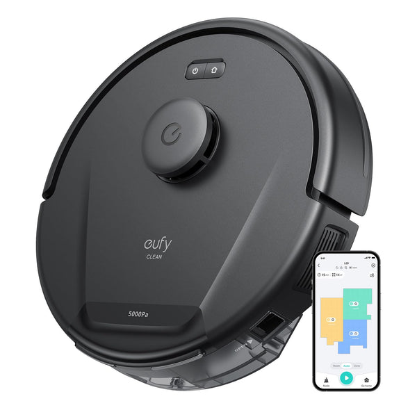 eufy Robot Vacuum 11S MAX, Super Thin, Powerful Suction, Quiet, Self-Charging Robotic Vacuum Cleaner, Cleans Hard Floors to Medium-Pile Carpets, Black