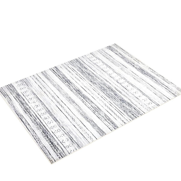 Area Rug Living Room Rugs - 5x7 Washable Large Soft Neutral Boho Moroccan Bohemian Farmhouse Rug Indoor Floor Carpet for Bedroom Under Dining Table Home Office Decor - Cream Brown