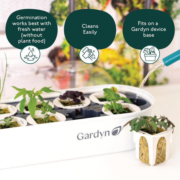 Gardyn Indoor Garden Nursery, Indoor Germination,Hydroponic Growing System - Mom Gifts -Seed Starter Tray Works w/Gardyn Home Indoor Tower Gardens, Vertical Garden Planters & Microgreens Growing Kits