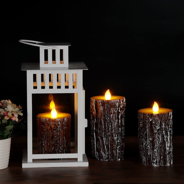 Vinkor Flameless Candles Battery Operated Candles Real Wax Pillar LED Candles with 10-Key Remote and Cycling 24 Hours Timer (Ivory 4" 5" 6" 7" 8" 9")