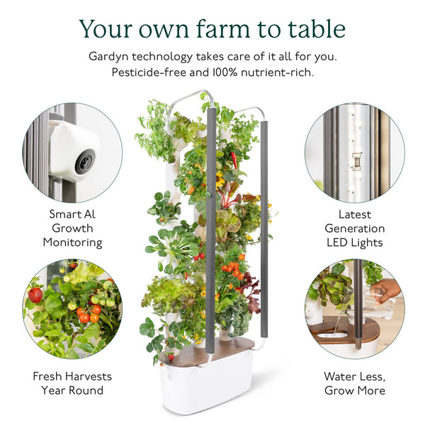 Gardyn Indoor Garden Nursery, Indoor Germination,Hydroponic Growing System - Mom Gifts -Seed Starter Tray Works w/Gardyn Home Indoor Tower Gardens, Vertical Garden Planters & Microgreens Growing Kits