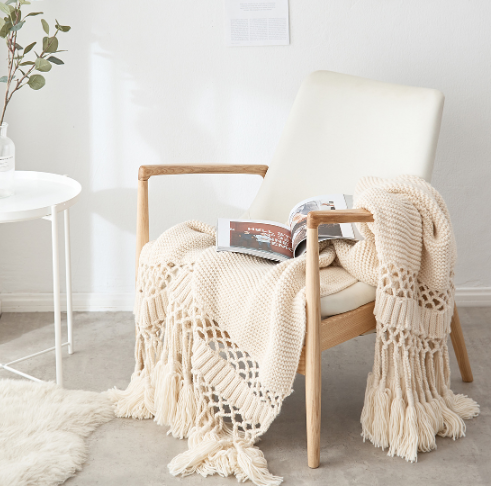 Hand-knitted Blanket